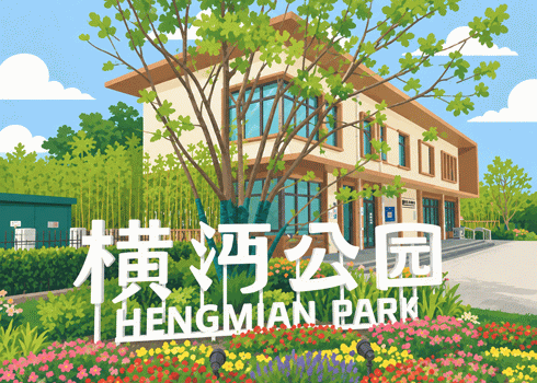 周末，去横沔公园吹吹风