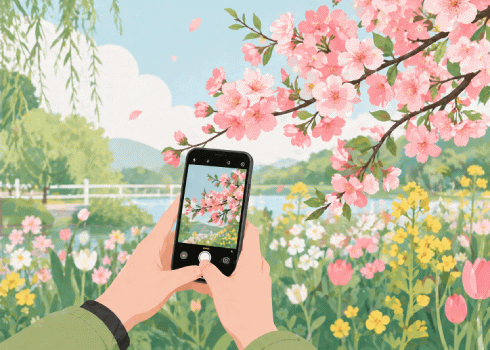 春天钻进相机里