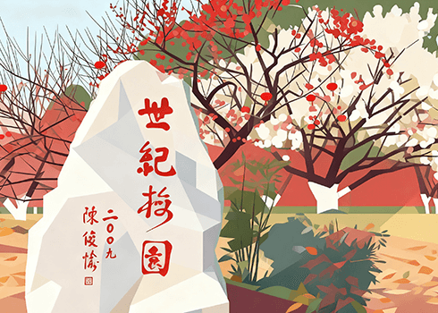 上海世纪公园赏梅